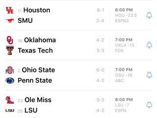 Illustration for article titled Saturday College Football Thread